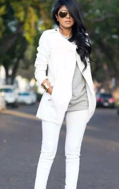 Veste simili cuir blanche deals