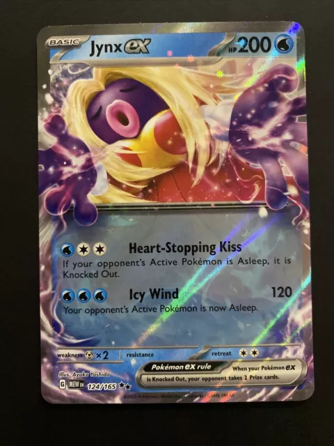 Pokémon TCG Jynx ex Scarlet & Violet - 151 124/165 Holo Double Rare