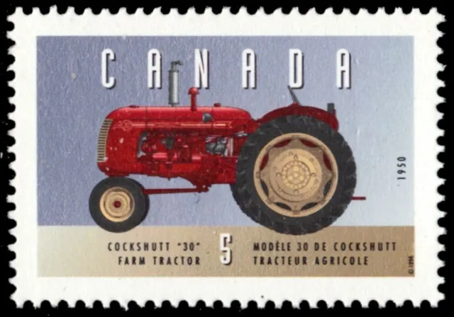 CANADA 1605h - Historic Land Vehicles "Cockshutt Farm Tractor" (pb69815)