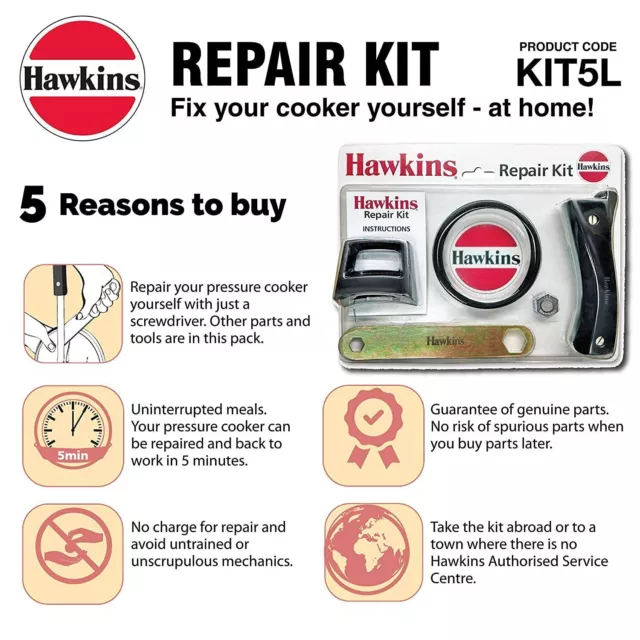 Paquete de 2 X kit de reparación Hawkins (KIT5L) La mejor solución de... 2