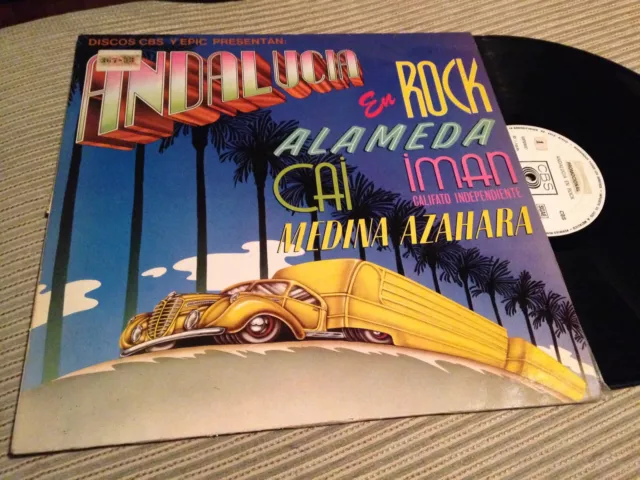 V/A Andalucia Rock 12" Lp Promocional Prog Rock Cai Iman Alameda Medina Azahara