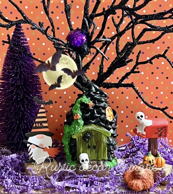 Fairy Garden Forest Miniature Figurine Garden PINE CONE Halloween House Gnome