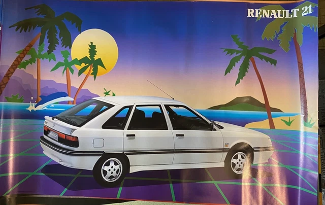 Renault 21 TXI De 1993, Miniature Ixo 1/43, Collection Salvat Argentine, Belle Argentée