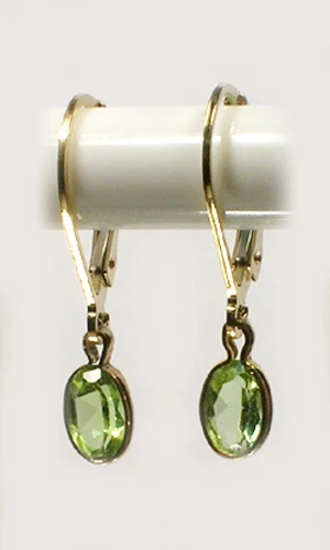 Peridot Earrings Ancient Egypt Red Sea St. John Island 19thC Antique Gems Burma