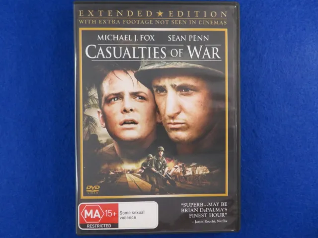 Casualties Of War - Sean Penn - DVD - Region 4 - Fast Postage !!