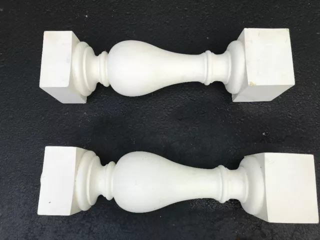 Pair of Decorative Composite Column Pillars White Paintable, Long Island NY