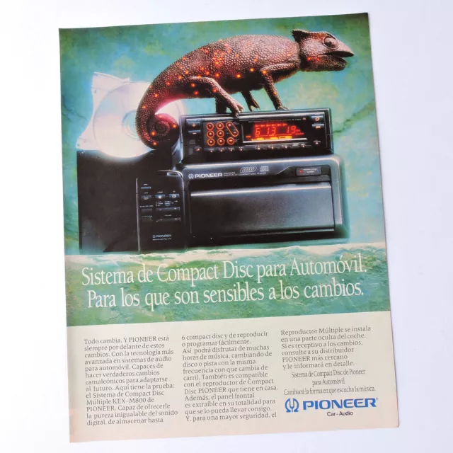 PIONEER KEX-M800 / Advert Publicidad Reklame Pubblicita Publicite Car Audio CD