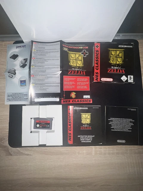 The Legend of Zelda NES Classics pour Game Boy Advance En Boîte Complet