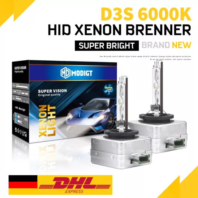 2X XENON BRENNER D3S 6000K Bine für Audi A8 4H2 4H8 4HC 4HL