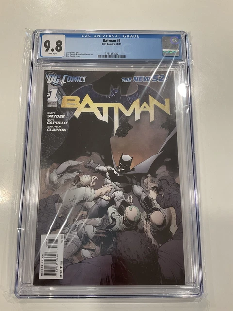 BATMAN # 1 CGC 9.8 2011 The New 52! DC Comics 1st PRINT 1st App Harper Row