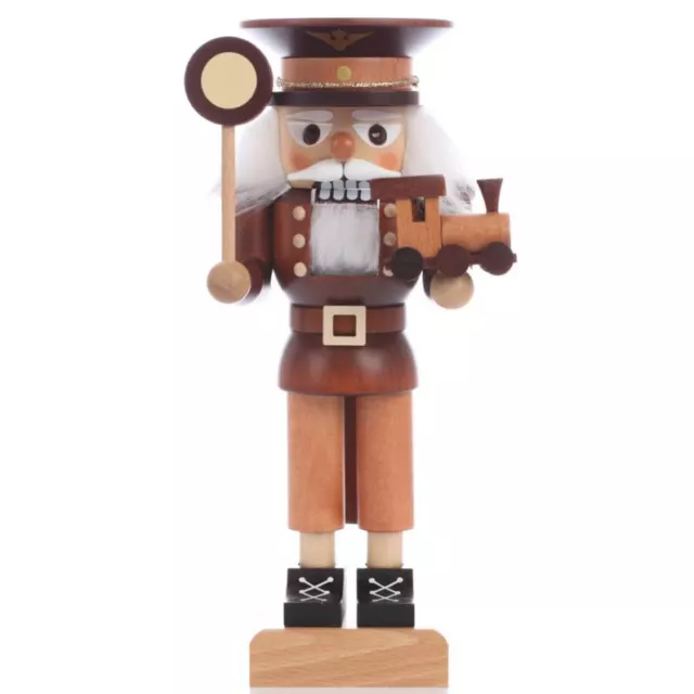 Christian Ulbricht Nutcracker Train Conductor Natural Wood German 32-680