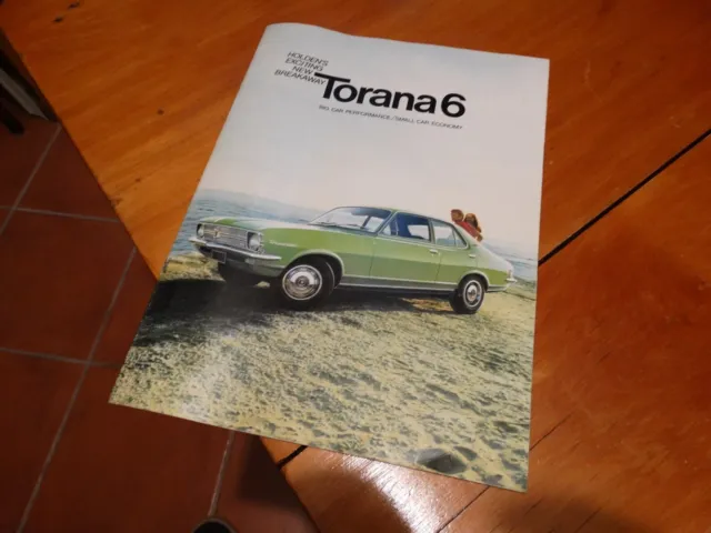Holden Gmh Sales Brochure For Torana Lj Six Genuine Gmh Not Reprinted 1971 Gtr