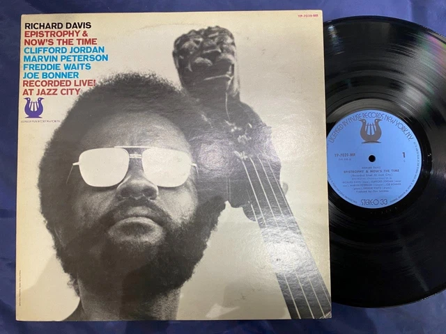 RICHARD DAVIS - Epistrophy & Now's The Time 1973 OG Muse Clifford