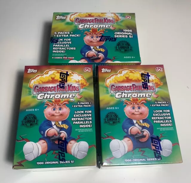 2022 Topps Garbage Pail Kids Chrome Series 5 SEALED Blaster Box