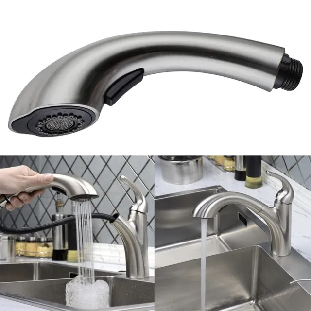 Kitchen Sink Pull-Down Faucet Sprayer Pull Out Mixer Spray Head Replacement Brus 2
