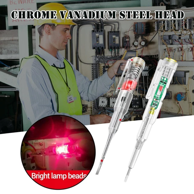 2-in-1 High Torque Strong Magnetic Screwdriver Electricity Detector Voltage Tester Screwdriver Set Non Contact Voltage Detector Magnetic Screwdriver - Foto 8