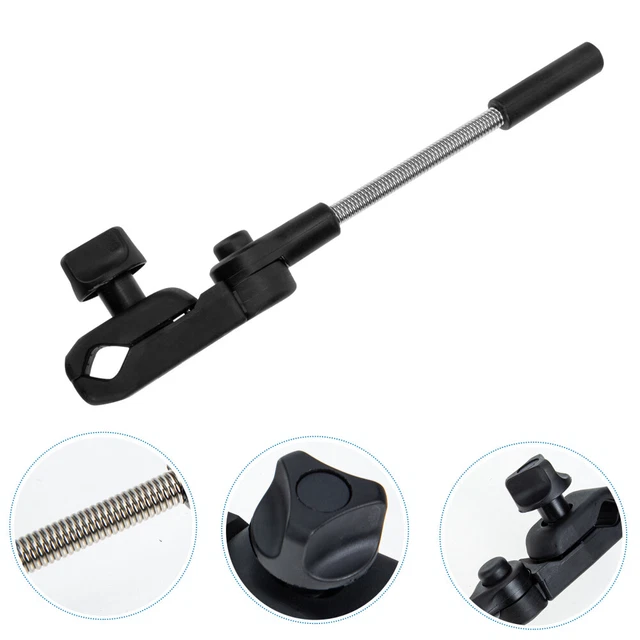 Soporte para paraguas acero inoxidable abrazadera paraguas Black