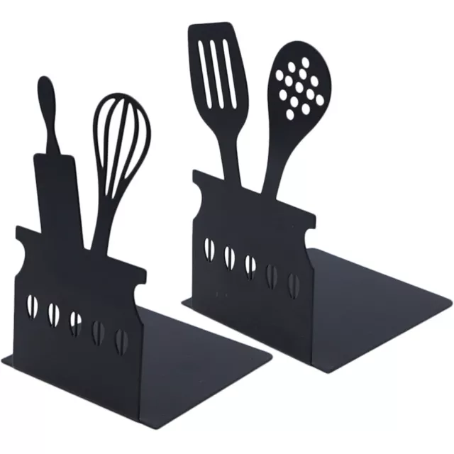 2 pz Organizer libri cucina Bookend decorazione a mano modellazione