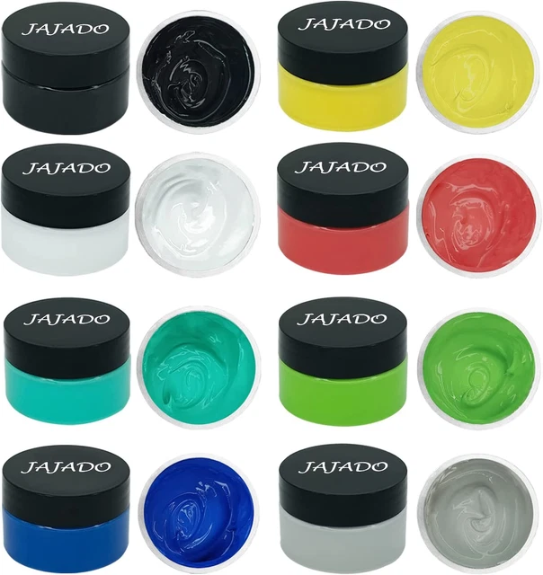Chalk Paste Paint Set Fabric Silk Screen Printing Stencils Paste for 8 Colors