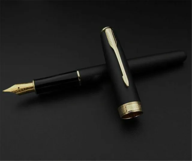 Outstanding Matte Black Parker Pen Sonnet Series Medium (M) Nib Fountain Pen