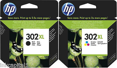 HP N 302XL Nero e Colore Multipack Originale OEM Cartucce Getto D'Inchiostro