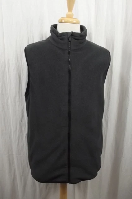 Mack Weldon Mens Large Warmknit Large Thermolite Fleece Vest Full Zip Jacket