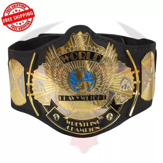 New Winged Eagle Championship Title Wrestling Belt 2mm Brass Plate Adult Replica