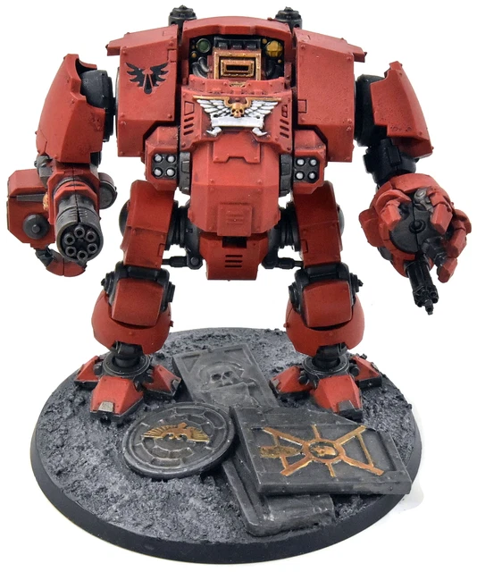 BLOOD ANGELS REDEMPTOR Dreadnought #1 WELL PAINTED Warhammer 40K $159. ...