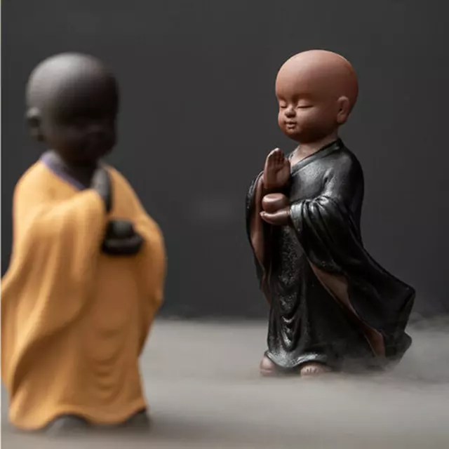 New Real Yixing Zisha Tea Pet Creative House Warming Gift Monk Statue Filter