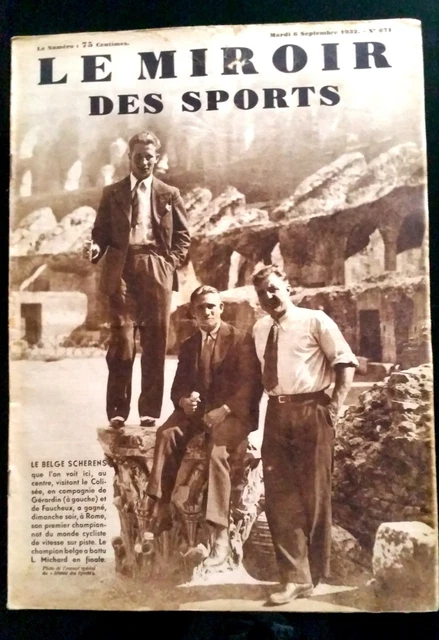 Le Miroir Des Sports N°637 Du 09/02/1932 – Coupe De France Roubaix-Red Star
