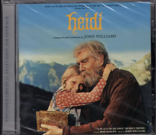 JOHN WILLIAMS HEIDI (score + bonus + album) FACTORY SEALED NEW QUARTET CD (2013)