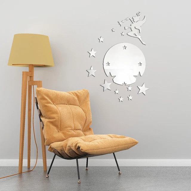 Hode 10 Pezzi Specchio Adesivo Da Parete 30x30cm, Specchi Adesivi Per