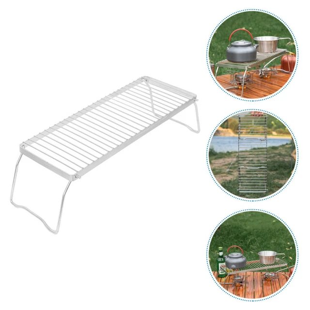Parrillas de cocina plegable barbacoa de camping parrilla óxido para viajes barbacoa al aire libre