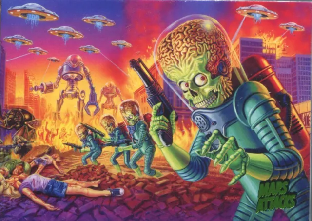 Mars Attacks Invasion Complete 95 Card Base Set