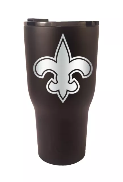 New Orleans Saints RTIC Laser Engraved 20 or 30 oz Stainless Steel Tumbler
