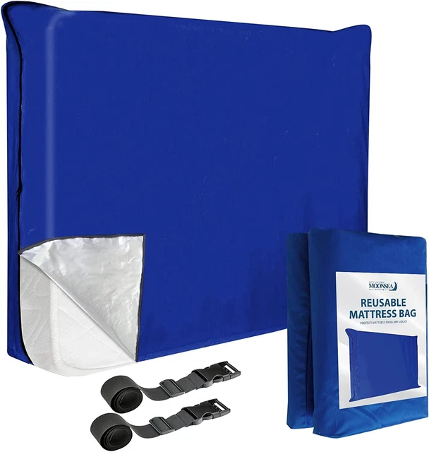 Waterproof Mattress Bag for Moving Storage Reusable Heavy Duty Tarp All Sizes