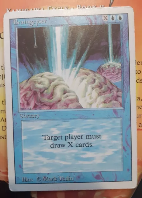 Braingeyser ~ Revised [ Played/Good/Moderate ] [ Magic MTG ]