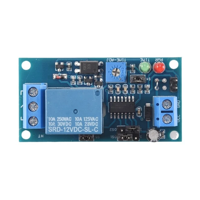 12V DC DELAY Relay Delay Turn on / Delay Turn Off Switch Module with ...