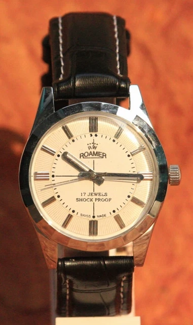 Cadran De Montre Vintage Wadsworth Suisse - Perle, Marqueurs Or - 25,55 Mm - Neuf Sans étiquette