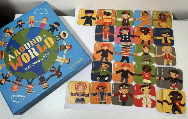 Click Around AROUND THE WORLD Matching Game Micah Player Chronicle Books ...