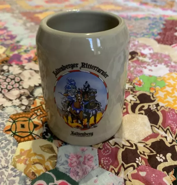 Vintage Kaltenberg Beer Stein - Knights Tournament - Stoneware 0.3L