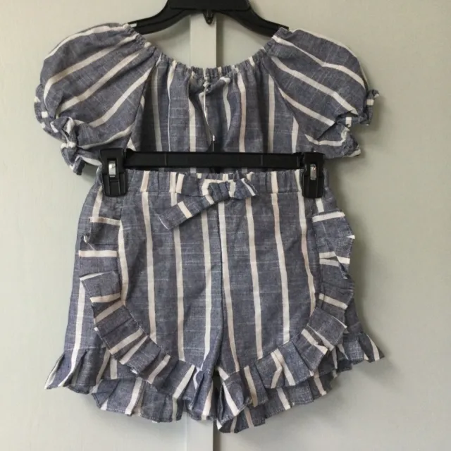 no brand top bottom summer outfit Size Medium Girl See Measurements