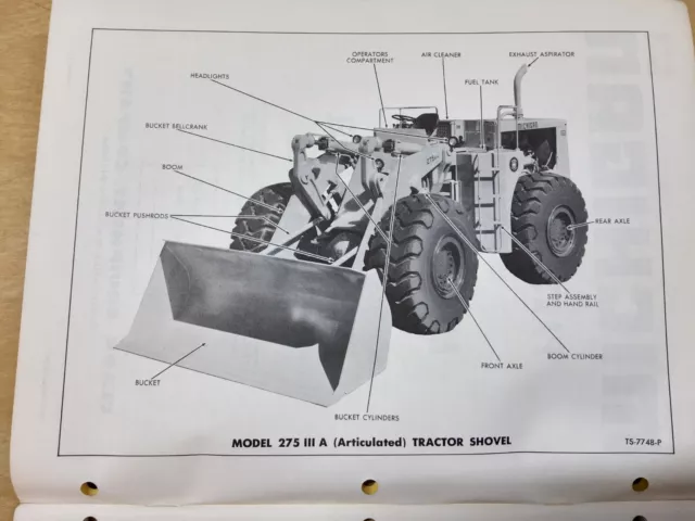 Clark Equipment - Michigan Model 275 IIIA Articulated Tractor Shovel,  No. 2175, 3