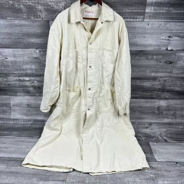 Universal Overall Chicago Stone Cutter Sanforized Union Coat Size 52 Lab Coat