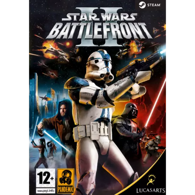 Star Wars Battlefront II 2 (2005) Steam Key PC Region Free No CD/DVD