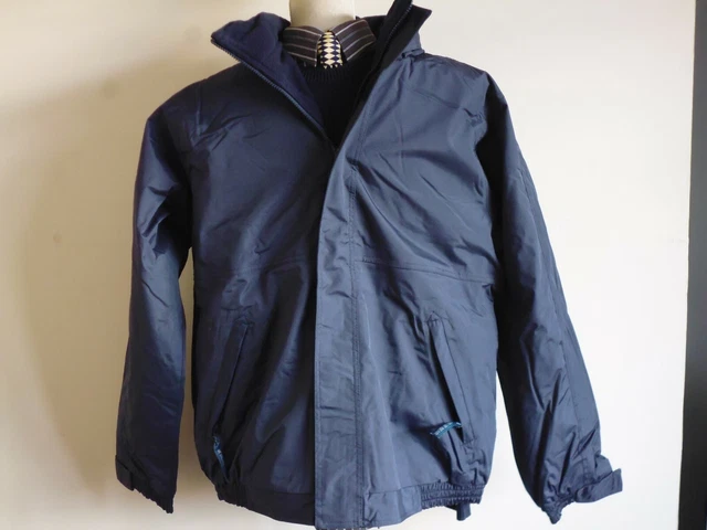 Waterproof Navy Blue Jacket NEW Quality Mens Bomber Coat Work Wear S M L 3XL