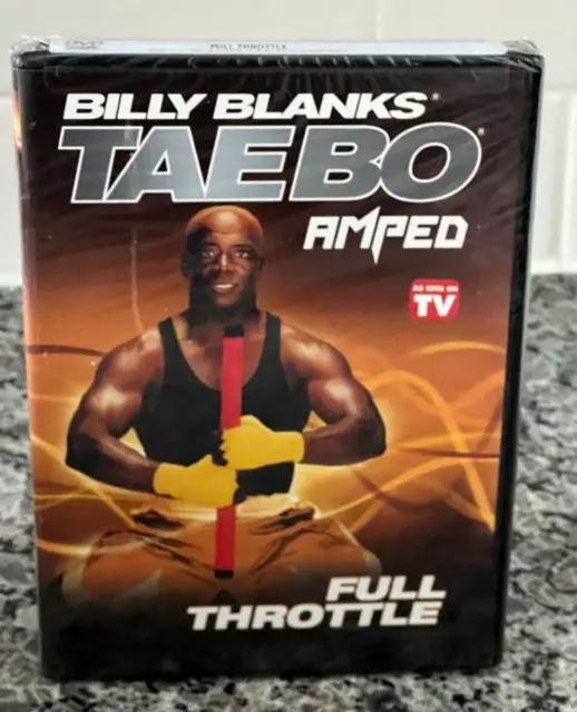 Billy Blanks Tae Bo Amped - Full Throttle (DVD, 2007) New Exercise