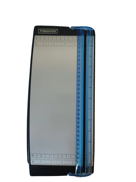 12in Fiskars Portable Scrapbooking Rotary Paper Trimmer Swing Up Ruler no blade