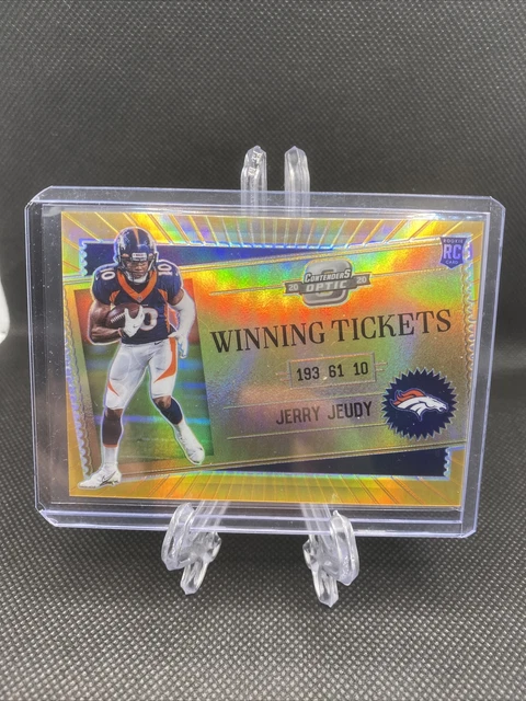 Jerry Jeudy RC 2020 Panini Optic Contenders Winning ticket 47/50