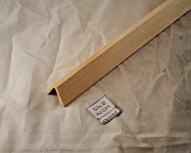 Roof Ridge Cap dollhouse trim 16/12 pitch 1"wide  22"long  1/12 scale miniature
